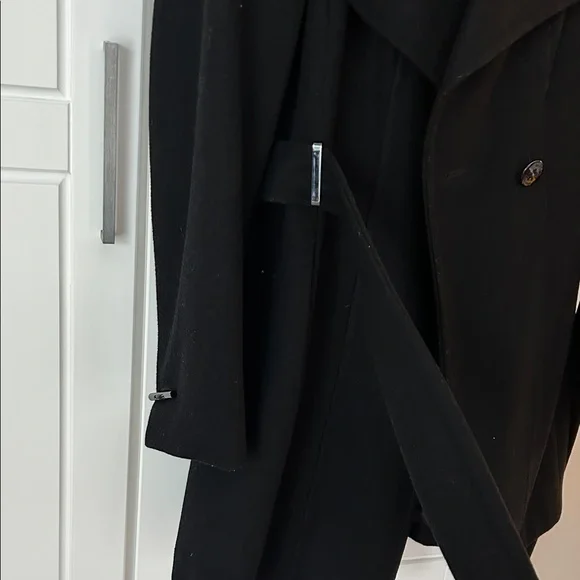 Calvin Klein Women's Wool Coat - Single button with Belt - Picture 4 of 10
